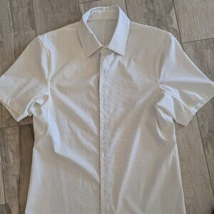 Lululemon Men's Collared Performance Button Down Short Sleeve Size S